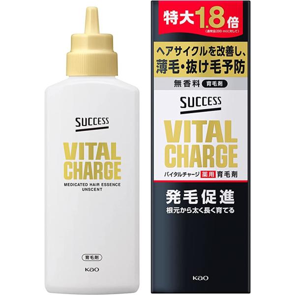 【特大約1.8倍】サクセス バイタル チャージ 薬用育毛剤 360ml [医薬部外品] 独自の有効成...