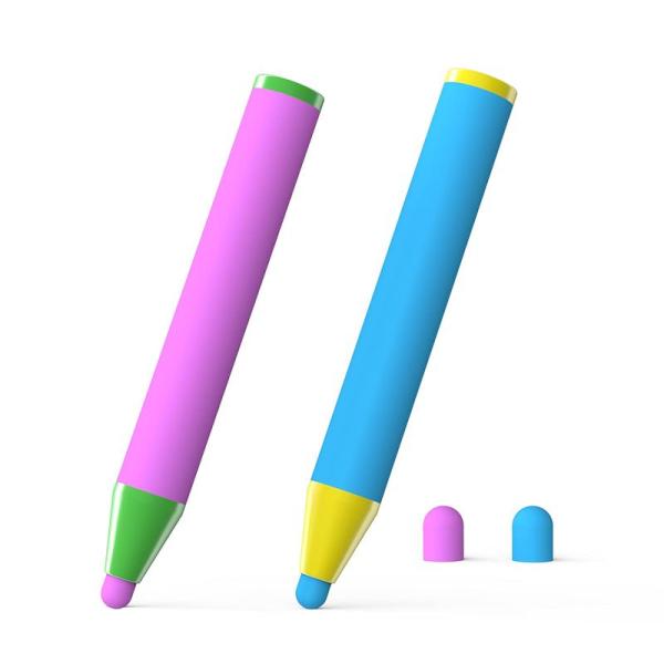 Ciscle タッチペン 子供用スタイラスペン 握りやすい クレヨン形 ほとんどの絵描きAPPに対応...