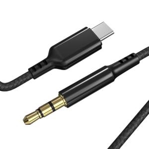 TOMPOL USB Type C to 3.5mm Aux オーディオケーブル タイプc オーディオ変換ケーブル オス オーディオケーブル 高耐久性 車載用 HIFI音質 USB-C機器｜shop-chocolat