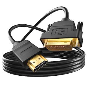 ANNNWZZD DVI HDMI 変換ケーブル1080PフルHD HDMI DVI 変換ケーブル HDTV ノートパソコン モニター プロジェクター用 3M｜shop-chocolat