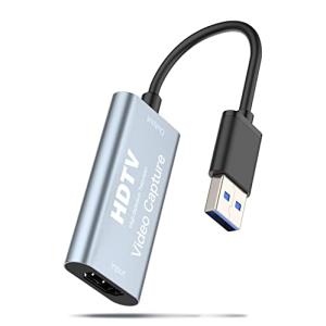【2023新登場 l キャプチャーボード】 USB3.0 & HDMI 変換アダプタ HD画質録画 HD1080P/4Kパススルー機能 HDMI ビデオキャプチャー ゲーム録画/HDMI｜shop-chocolat