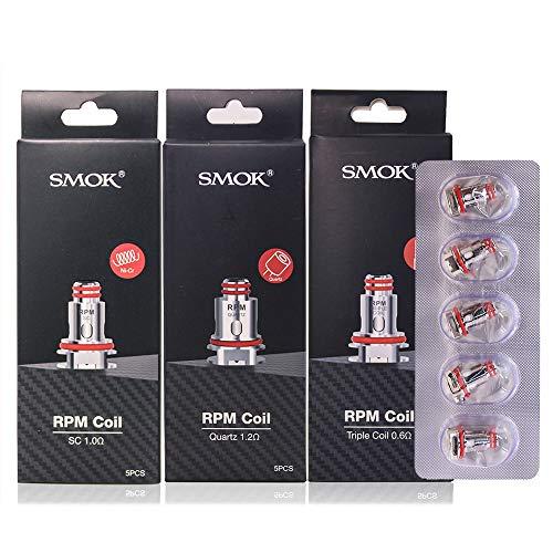 品 Smok RPM 40 コイル Mesh Quartz Triple SC Coils 5 個 ...