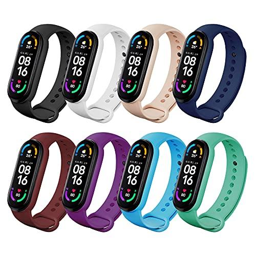 [BDIG] コンパチブル Xiaomi Mi band 6 ベルト Mi Band 5 バンドベル...