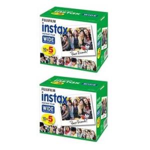 富士フイルム インスタントカラーフィルム Instax Wide 5パック×2（100枚分）