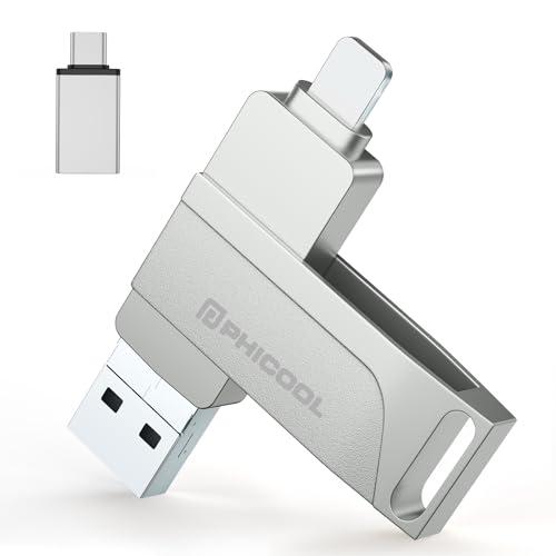USBメモリー128GB【業界新開発4in1】iPhone対応 USBメモリ 高速USB 3.0 フ...