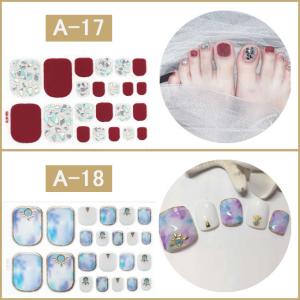 270円⇒250円 ネイルシール フット ペデ...の詳細画像1