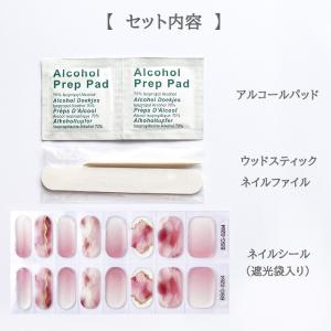 ネイルシール 硬化 ジェルネイル 硬化ネイルシ...の詳細画像2