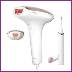 Bri921 Philips lumea Hair remover with 2 Attachments for Face and Body with Satin Compact Touch-up Facial Trimmer【並行輸入品】