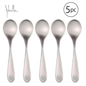 カトラリー ティースプーン 5本 まとめ買い シビラ グラバードS ステンレス スプーン メール便可 SG-110-5P 日本製 燕三条 食器洗浄機対応 株式会社サクライ