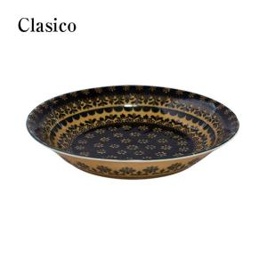 カレーパスタ皿 クラシコ アメ 美濃焼 カレー皿 径21.5cm 日本製 21805