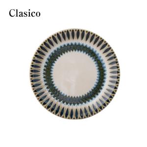 Clasico 皿 プレート S クラシコ 北欧 美濃焼 中皿 ケーキ皿 径165mm