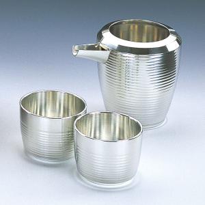 大阪錫器 酒器 ちろり 錫製 千呂利 六花 210ml ci-rk 径68mm 高140mm