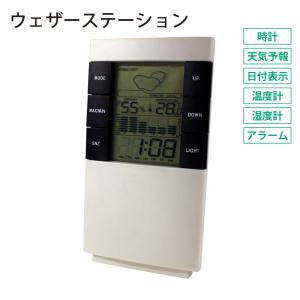 エンペックス気象計 時計 気圧計付温湿度 スーパーEX プレシード 気象