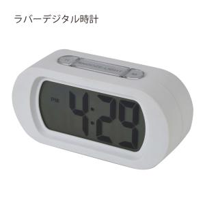 置き時計 多機能時計 ラバーデジタル時計 140...の商品画像
