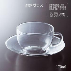 美品 JENAER GLAS イエナグラス カップ＆ソーサー 2客 耐熱ガラス ペア