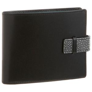 Colore Borsa（コローレボルサ） 二つ折りコインケース付き財布 ブラック MG-001｜shop-easu01