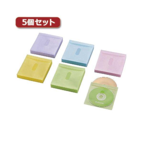 5個セットエレコム Blu-ray・CD・DVD対応不織布ケース タイトルカード CCD-NIWB2...