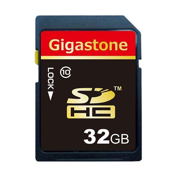 （まとめ）Gigastone SDHCカード32GB class10 GJS10/32G 1枚〔×2...