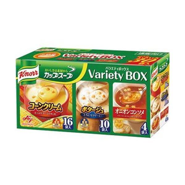 （まとめ）味の素 クノール カップ スープバラエティボックス 1箱（30食）〔×10セット〕〔代引不...