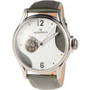 MANNINA(マンニーナ) 腕時計 MNN004-02 メンズ 正規輸入品 グレー｜shop-easu01