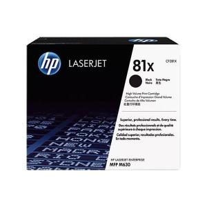 HP 81X 黒(大容量)トナーカートリッジ CF281X