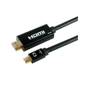 HORIC Mini Displayport→HDMI変換ケーブル 2m Mini Displayport to HDMI MDPHD20-176BK｜shop-easu01