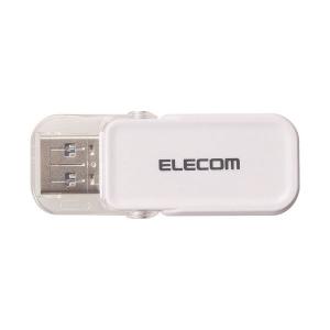 エレコム フリップキャップ式USBメモリMF-FCU3032GWH ホワイト(WH)｜shop-easu01