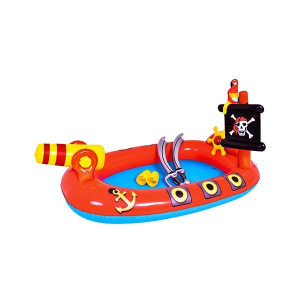 ジーロン パイレーツスプレイプール 大型ガーデンプール・大型空気栓 約190×115×90cm JL...