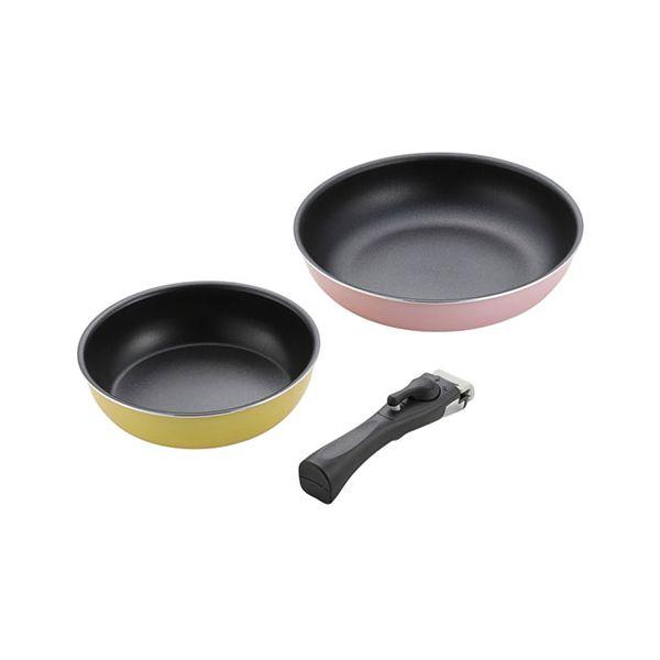 コロセレ キッチンウェア3点セット(フライパン20cm、フライパン26cm、着脱式ハンドル) CSS...