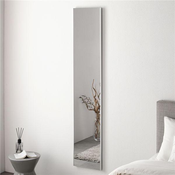 割れないミラー フィルムミラー 約30×150cm シルバー 鏡 超軽量 壁掛け 立て掛け マグネッ...