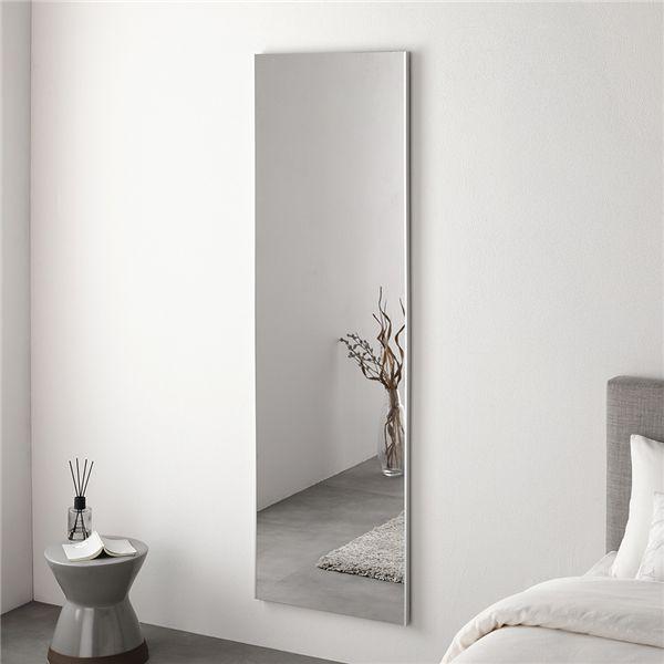 割れないミラー フィルムミラー 約50×160cm シルバー 鏡 超軽量 壁掛け 立て掛け マグネッ...