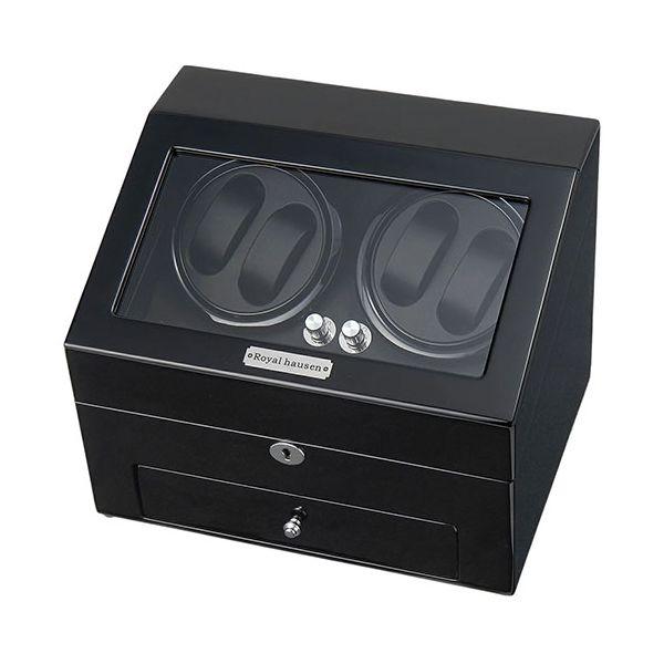 Royal hausen ロイヤルハウゼン ウォッチワインダー ワインディングマシーン 4本用 6本...