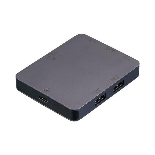 Digio2 PD対応 Type-C7in1 ハイスピードドッキングステーション グレー UD-C1...