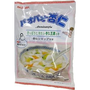 かんてんぱぱ パオパオ杏仁(杏仁豆腐の素75gX2袋、杏仁シロップ40gX2