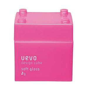 ウェーボ デザインキューブ (uevo design cube) ソフトグロス 80g ヘアワックス...
