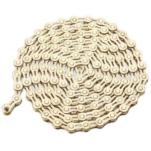 FSC変速自転車チェーンだ。8速、7速、6速汎用、軽量化中空透かし彫りデザイン 116L (ゴールデン)