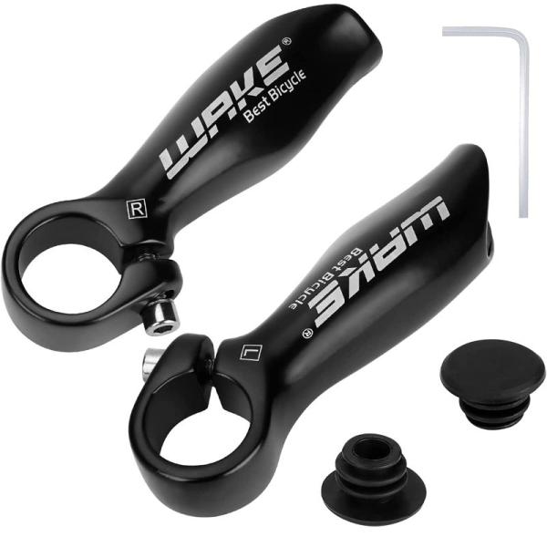 BTtime 自転車 バーエンドバー 内径 22.2mm 合金 補助ハンドルバー 耐変色性 取り付け...