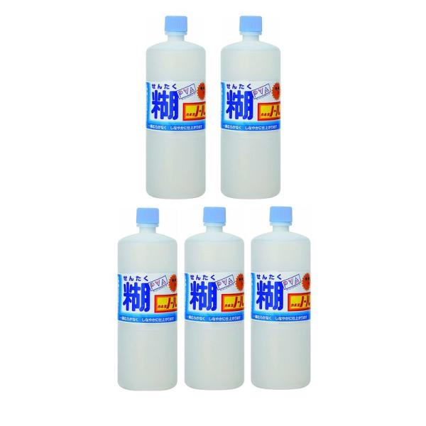 まとめ買いカネヨ石鹸 PVA 洗たくのり カネヨノール 液体 本体 750ML×5個