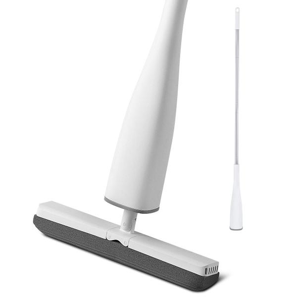 CLEANHOME スポンジモップ フロアモップ フローリング フロアワイパー 吸水モップ 絞り器付...