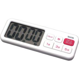 タニタ(Tanita) キッチン 勉強 学習 タイマー マグネット付き 大画面 100分 ホワイト ...