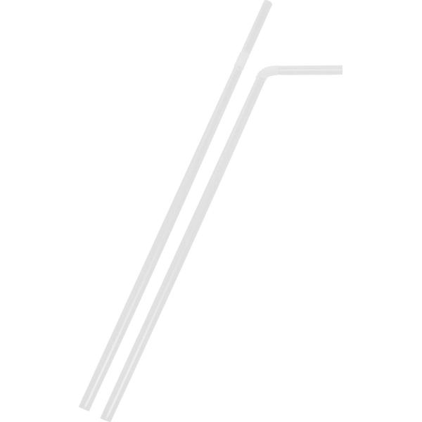 シバセ工業 538わらおストロー ジュース用ロング フレックス 口径6mm×30cm 包装なし 50...