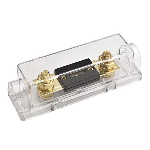 Heschen 車 40A ANLヒューズ付きANLヒューズホルダー 自動車 バイク オーディオサブ...