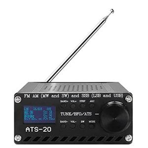 Si4732全帯域ラジオ受信機,ATS-20ポータブル短波ラジオFM AM（MW SW）SSB（LSB USB）エアバンドラジオ受信機,アルミニウム合