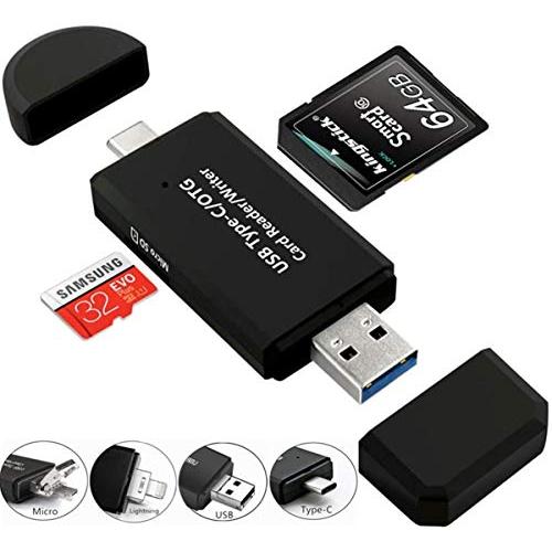 SDカードリーダー 4in1IOS/Type-c/USB/Micro USB メモリカードリーダー ...