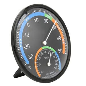 温湿度計 高耐久 湿度計 温度計 見やすい アナログ 卓上 壁掛け おしゃれ 屋内屋外温湿度計(TH101ブラック)｜shop-ermine