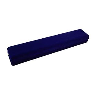 ネックレスケース ベロア風 ジュエリーケース 青 ブルー 収納 化粧箱 ボックス 大切なジュエリーの保管｜shop-ermine