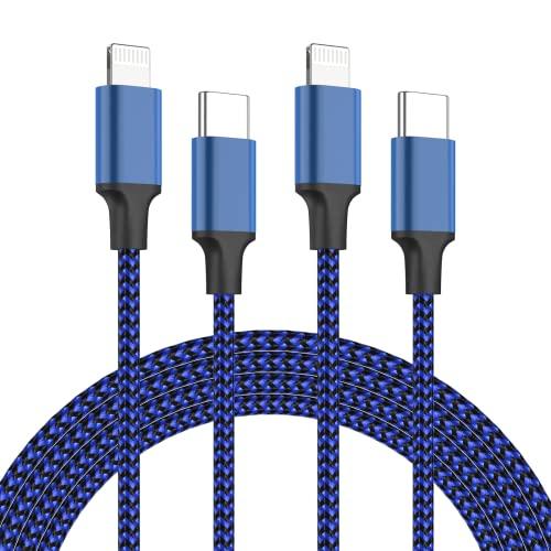 USB-C Lightning ケーブル 2本セット0.9M + 1.5M 【MFi認証/PD対応】...