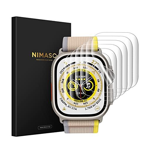 【6枚組】 NIMASO フィルム 49mm Apple Watch Ultra 2 (2023) ...