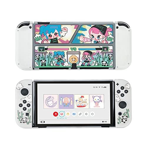 GeekShare SwitchOLEDカバー nintendo switch oled対応 スイッ...