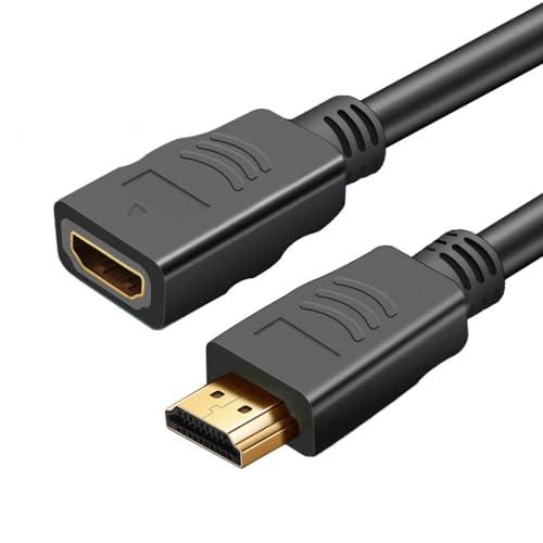 SZSL HDMI 延長ケーブル 4K 60Hz 3D対応 (HDMI オス-メス)PS4/PS3 ...